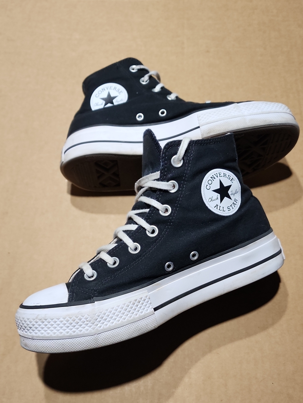 Converse Black High Top Canvas Sneakers